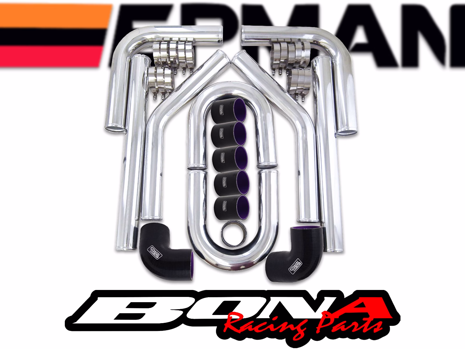 Kit De Cañerías y Mangueras Para Turbo / Intercooler – 2.5” o 3” – EPMAN