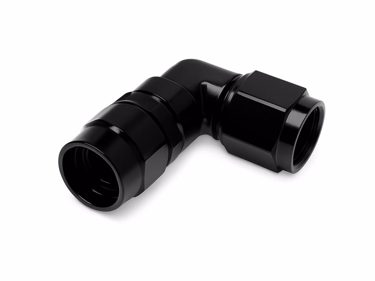 Conector 90° AN3 Para Manguera Mallada de Freno