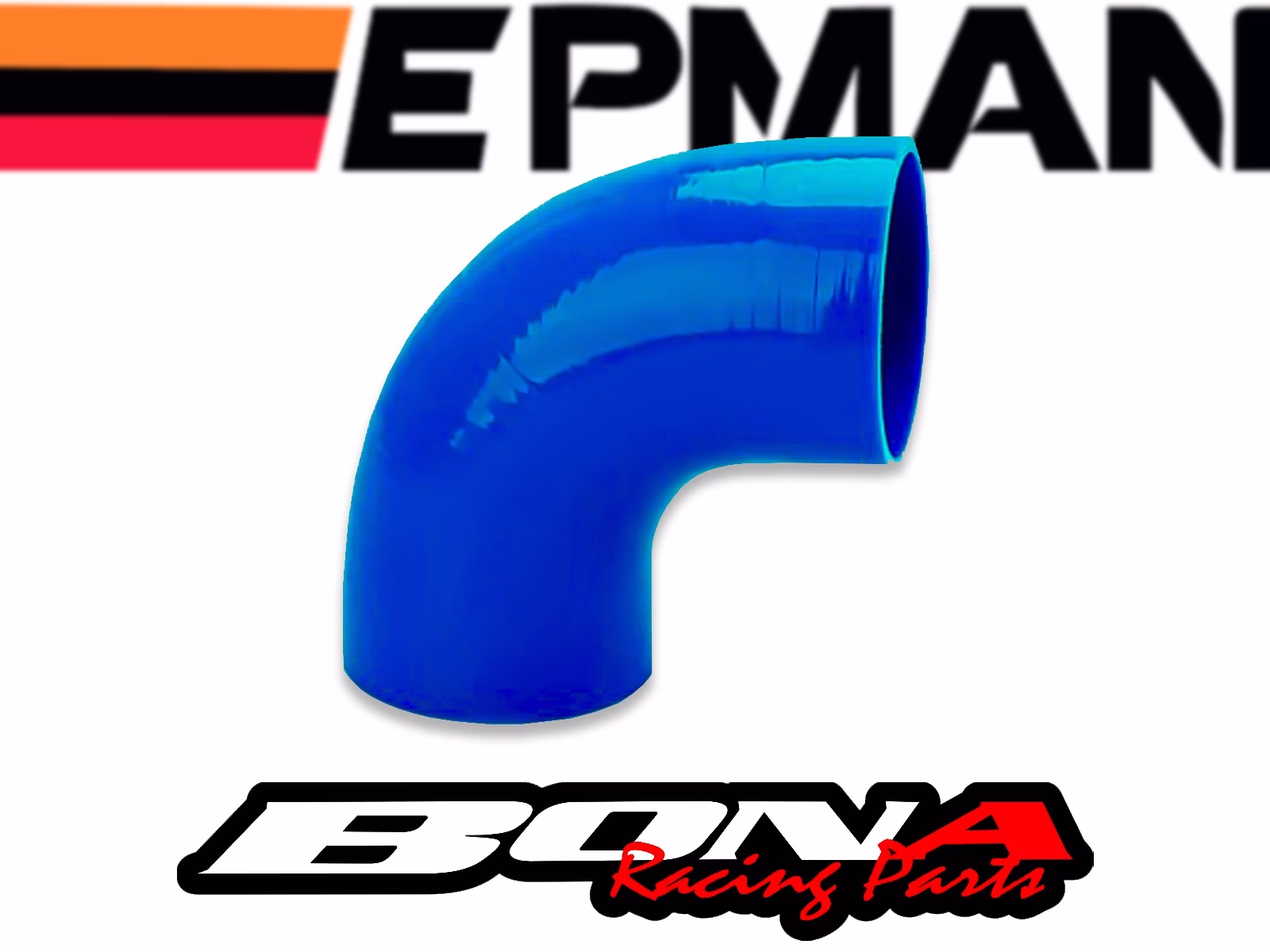 Manguera Siliconada 90° Epman – 2”, 2.5”, 3” (Negra / Azul) - Imagen 2