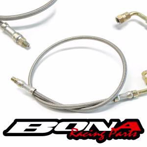 Manguera Mallada de 85cm Entrada Aceite Turbo Lubricación