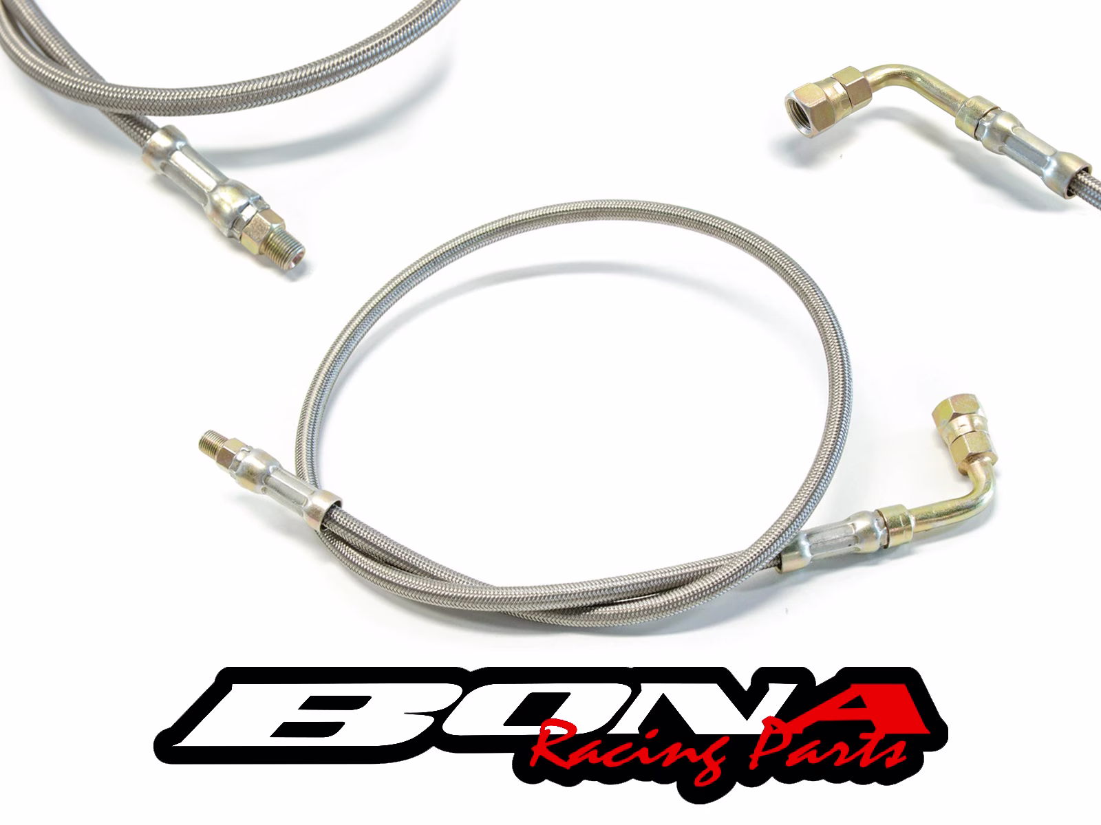 Manguera Mallada de 85cm Entrada Aceite Turbo Lubricación