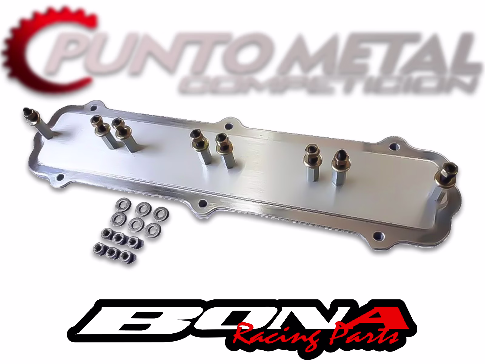 Tapa De Valvulas Fiat Con Soporte Bobinas Haltech Competicion